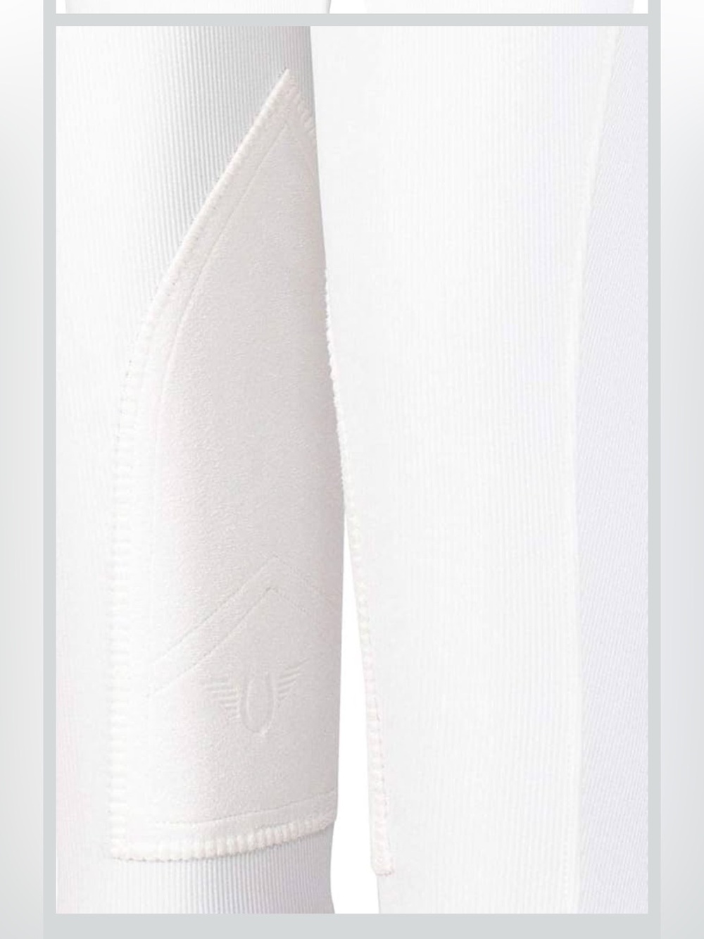 Girl’s White Stretch Riding Breeches - Picture 6 of 6